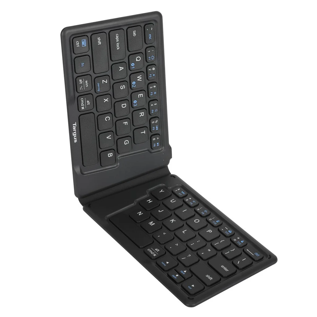 Targus Ergonomic Foldable Wireless Bluetooth Antimicrobial Keyboard - Black - English - Image 3